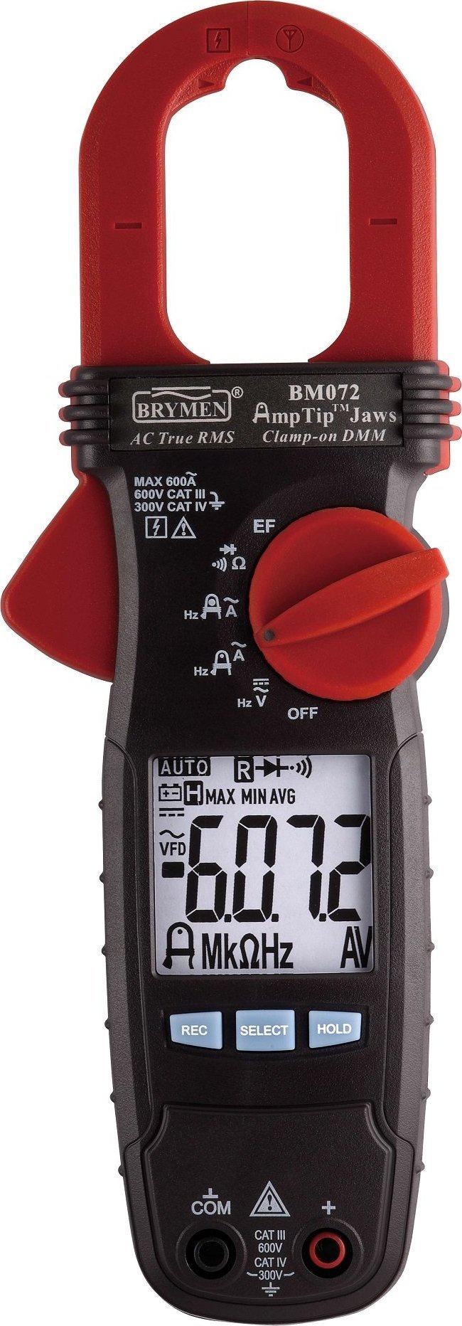Brymen Miernik cęgowy Brymen 600A AC TRMS BM072
