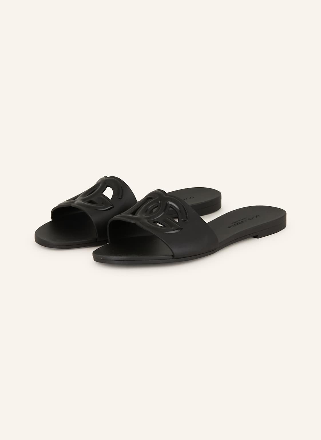 Dolce & Gabbana Klapki schwarz