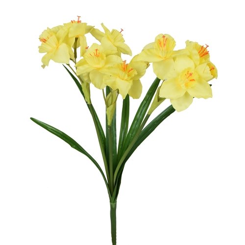 Bukiet żonkila 53cm BU012E Y01 sztuczny duży żonkil żółty