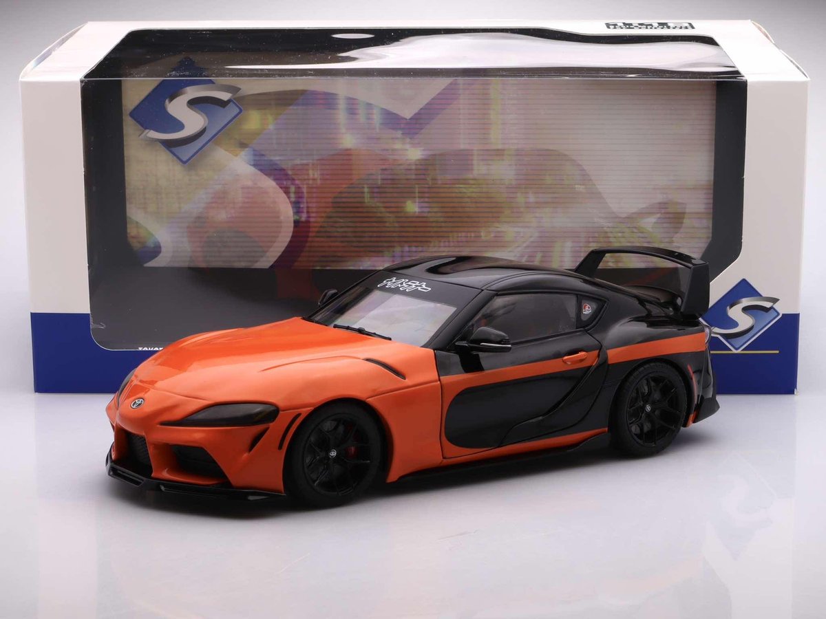 Toyota GR Supra Streetfighter - 2024, orange Solido 1:18