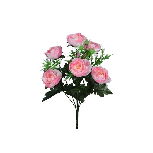 Peonia bukiet 37cm BU867 PK01 sztuczny bukiecik piwonii różowy