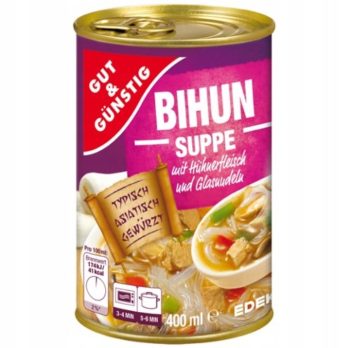 Niemiecka Zupa z kurczakiem Gut & Günstig BIHUN SUPPE 400ml