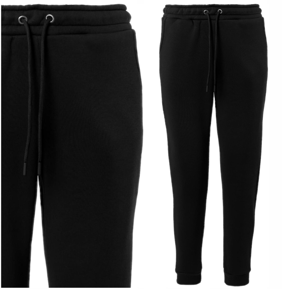 Spodnie Dresowe Damskie Ocieplane z Elastycznym Ściągaczem Ciepłe MORAJ XL