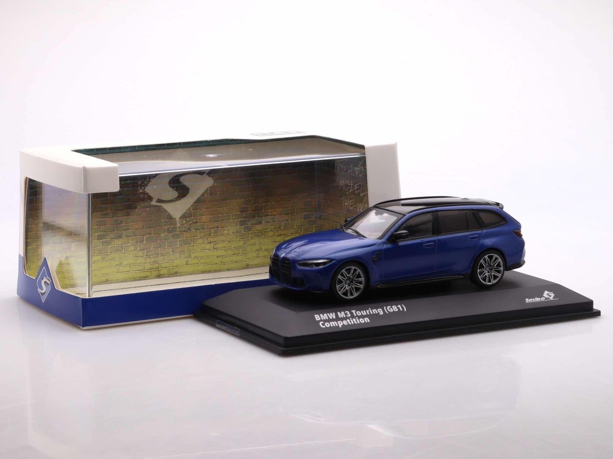 BMW G81 M3 Touring - 2023, san marino blue Solido 1:18