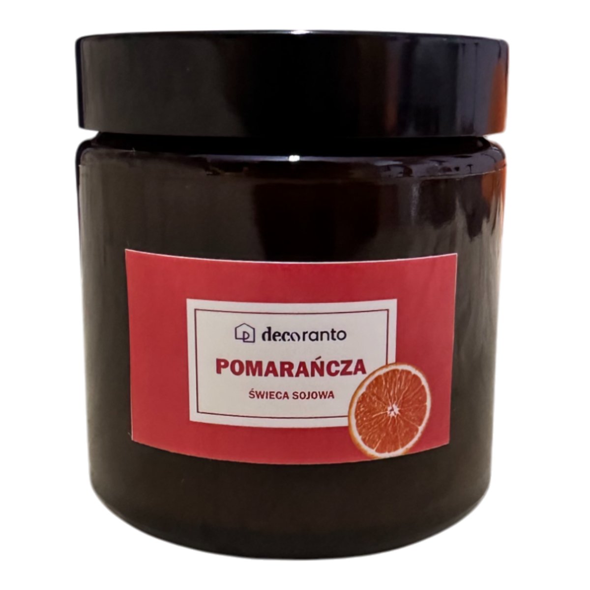 Świeca sojowa zapachowa mała POMARAŃCZA 120 ml