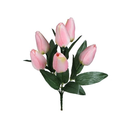 Bukiet tulipanów 32cm BU271 P01 sztuczny bukiecik tulipany różowe