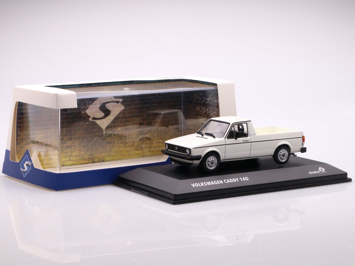 Volkswagen Caddy (14D) Pick-Up - 1990, white Solido 1:43