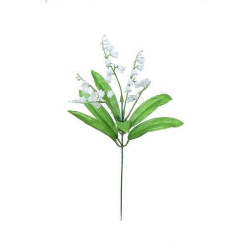 Konwalia gałązka 34cm BK436 biała konwalia bukiet pojedyncza