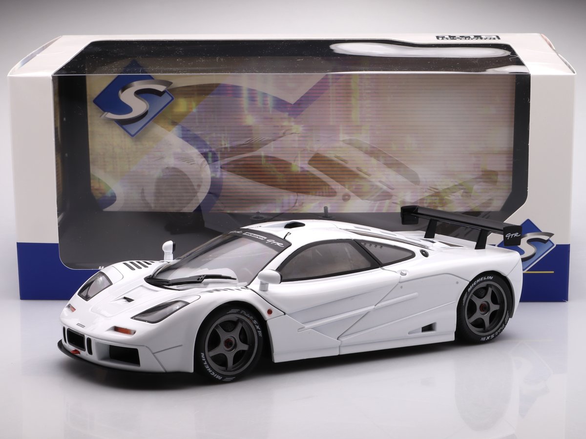 McLaren F1 GTR Short Tail - 1996, white Solido 1:18