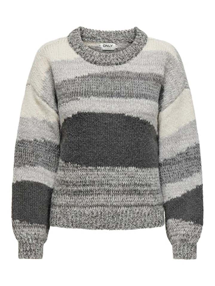 ONLY Sweter w kolorze szarym