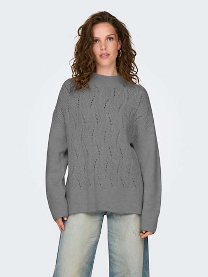 ONLY Sweter w kolorze szarym