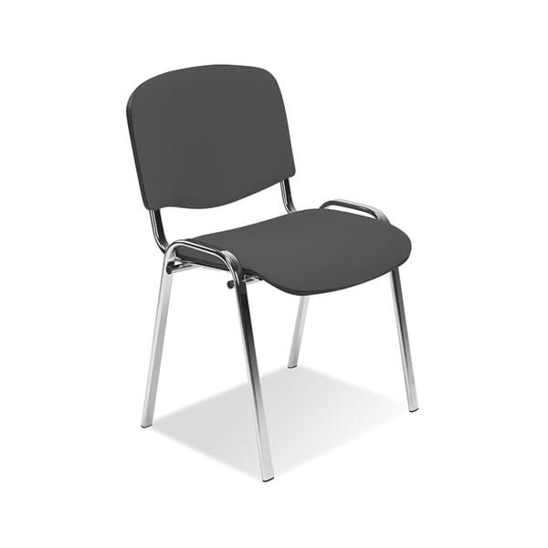 Krzesło konferencyjne TS INTERIOR ISOX-2 CHROME C-73 szare 1szt.