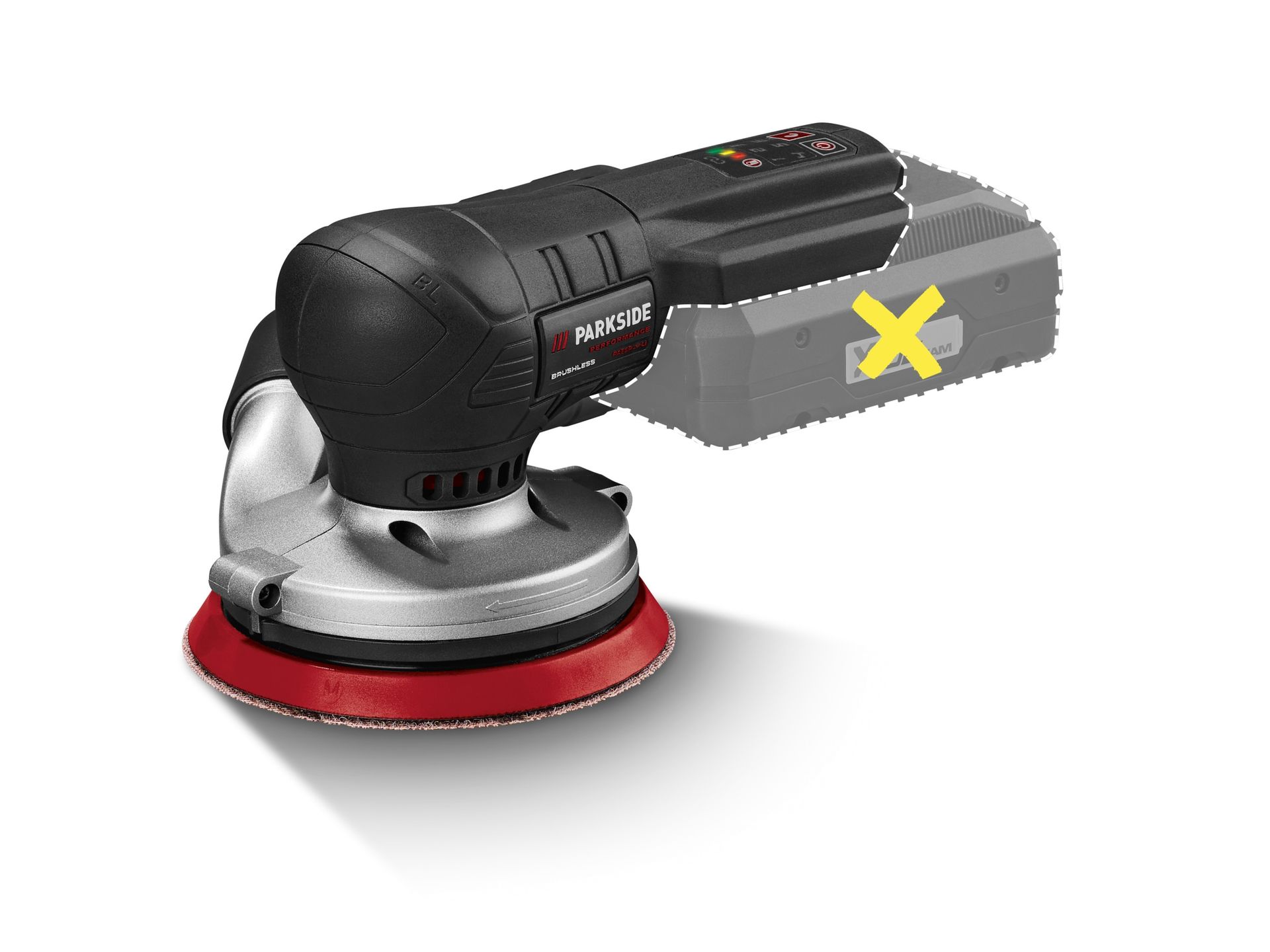 PARKSIDE PERFORMANCE® Akumulatorowa szlifierka oscylacyjna, 20 V