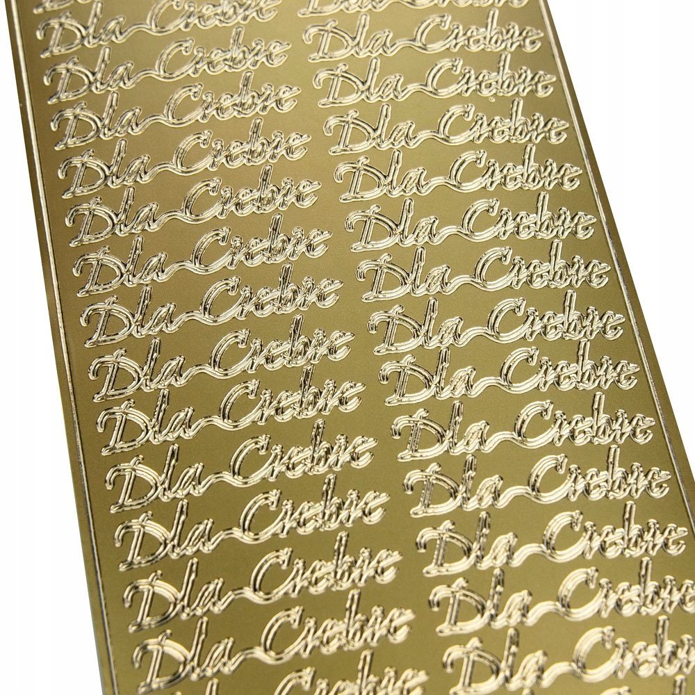 STICKERSY NAKLEJKI ozdobne złote Dla Ciebie