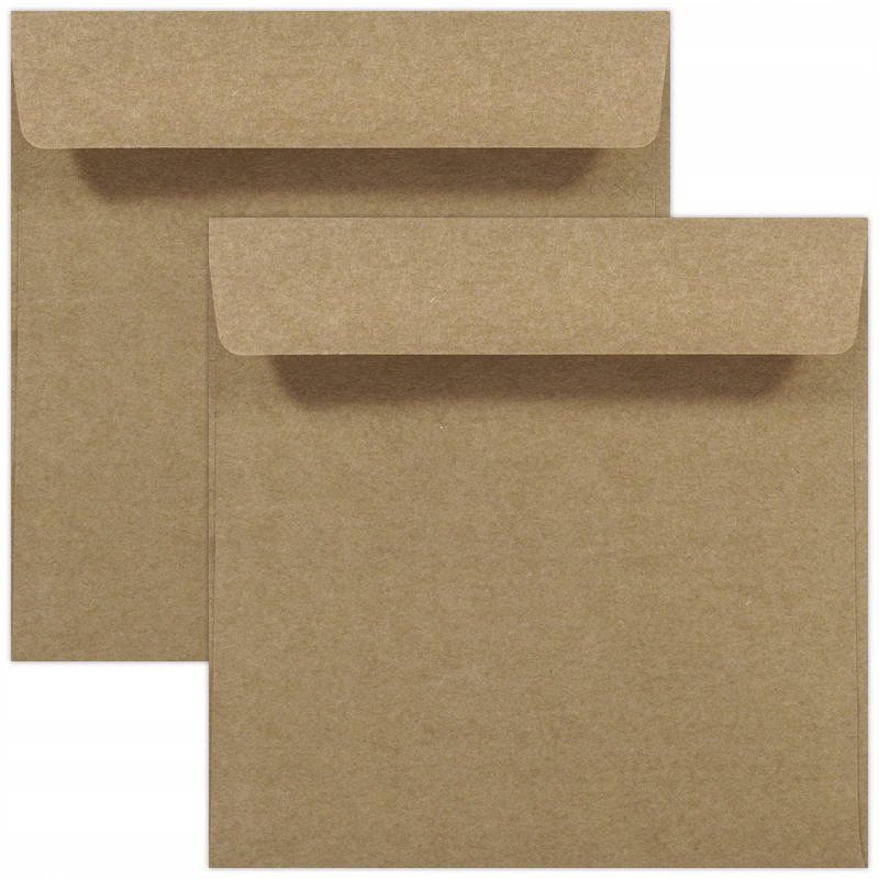 Koperty ozdobne K4 17cm EKO Kraft brązowe - 2szt