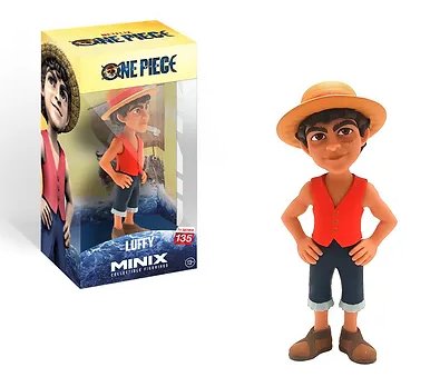 one piece - monkey d luffy - figurka minix # 12cm