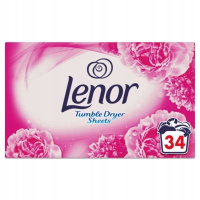 Chusteczki do suszarki zapachowe Lenor 34 szt. UK