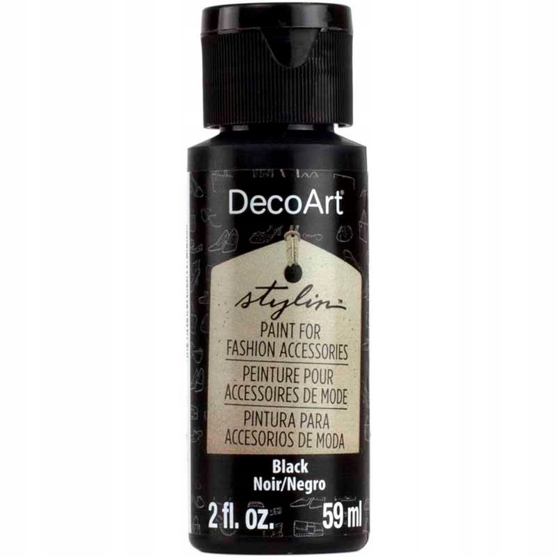 FARBA DO SKÓR DecoArt Stylin black 59ml