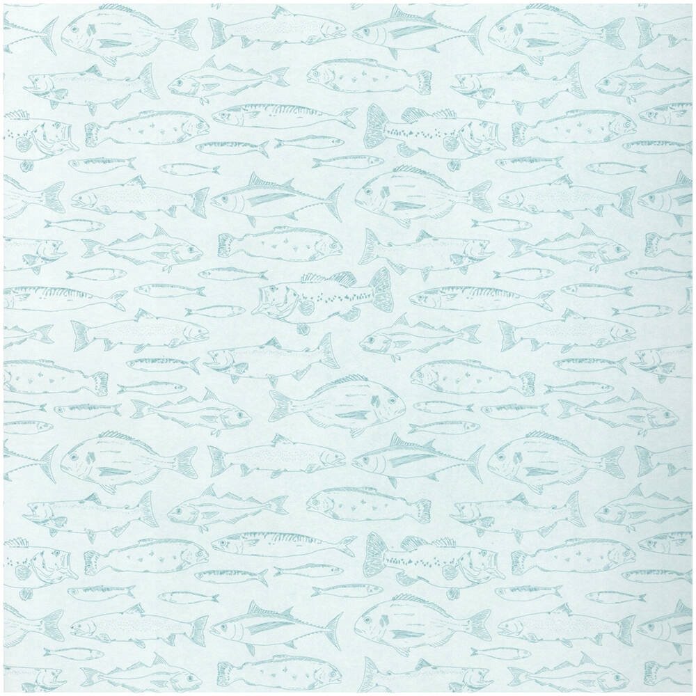 Papier do scrapbookingu 30x30 - Renke - Fish On Blue