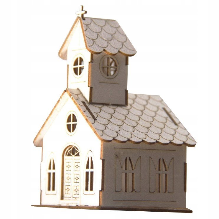 Tekturka beermata mini kościół 3D 8,3cm