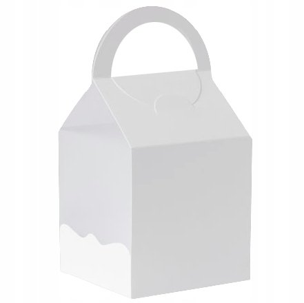 Torebka na EXPLODING BOX biała - Rzeczy z papieru