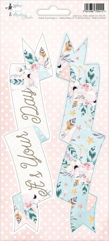 NAKLEJKI papierowe Cute & Co. P13