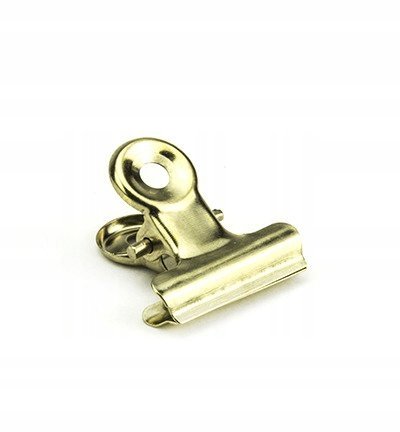 KLIPS METALOWY KLIP zaciskarka złoty 19mm - 1szt