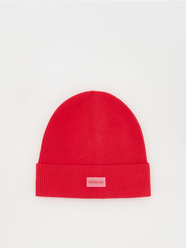 Reserved - Czapka beanie - czerwony