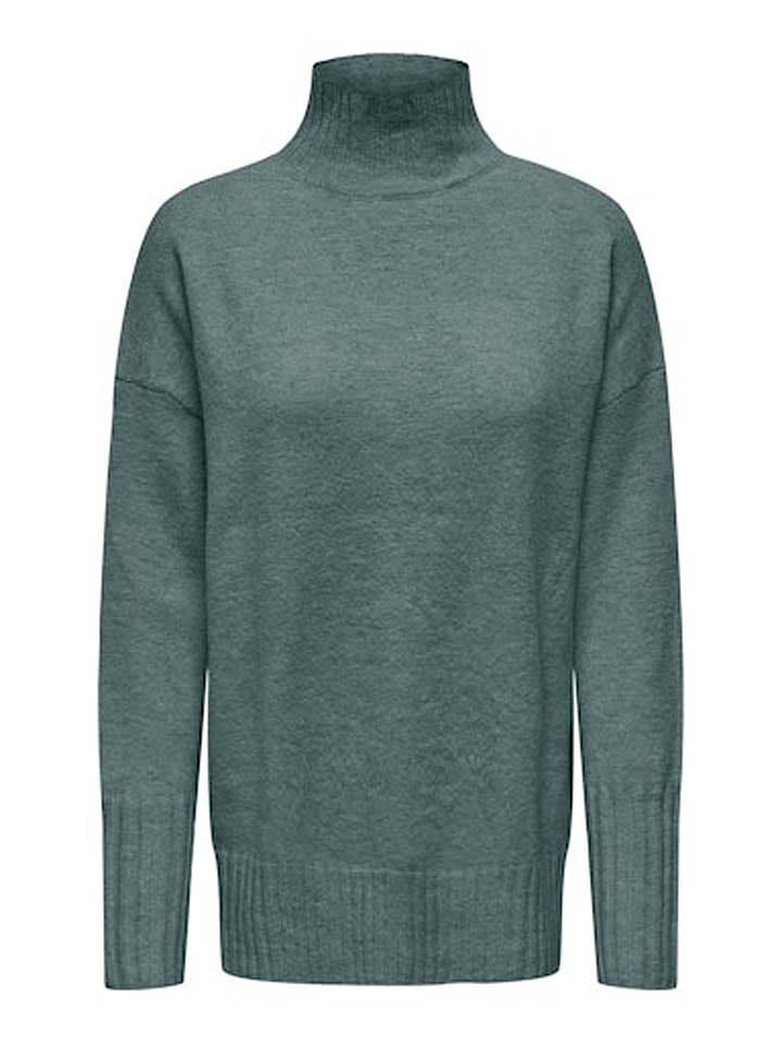 ONLY Sweter w kolorze turkusowym