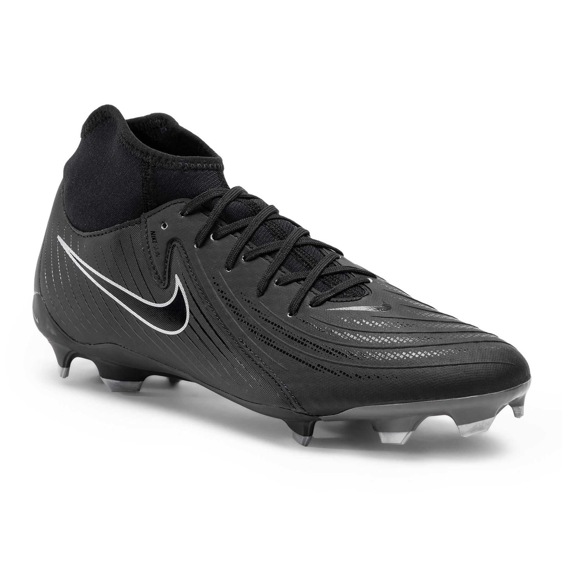 Nike Męskie buty piłkarskie Phantom Luna Ii Academy Fg/Mg, czarne/czarne, 45,5 EU, czarny, 45.5 EU