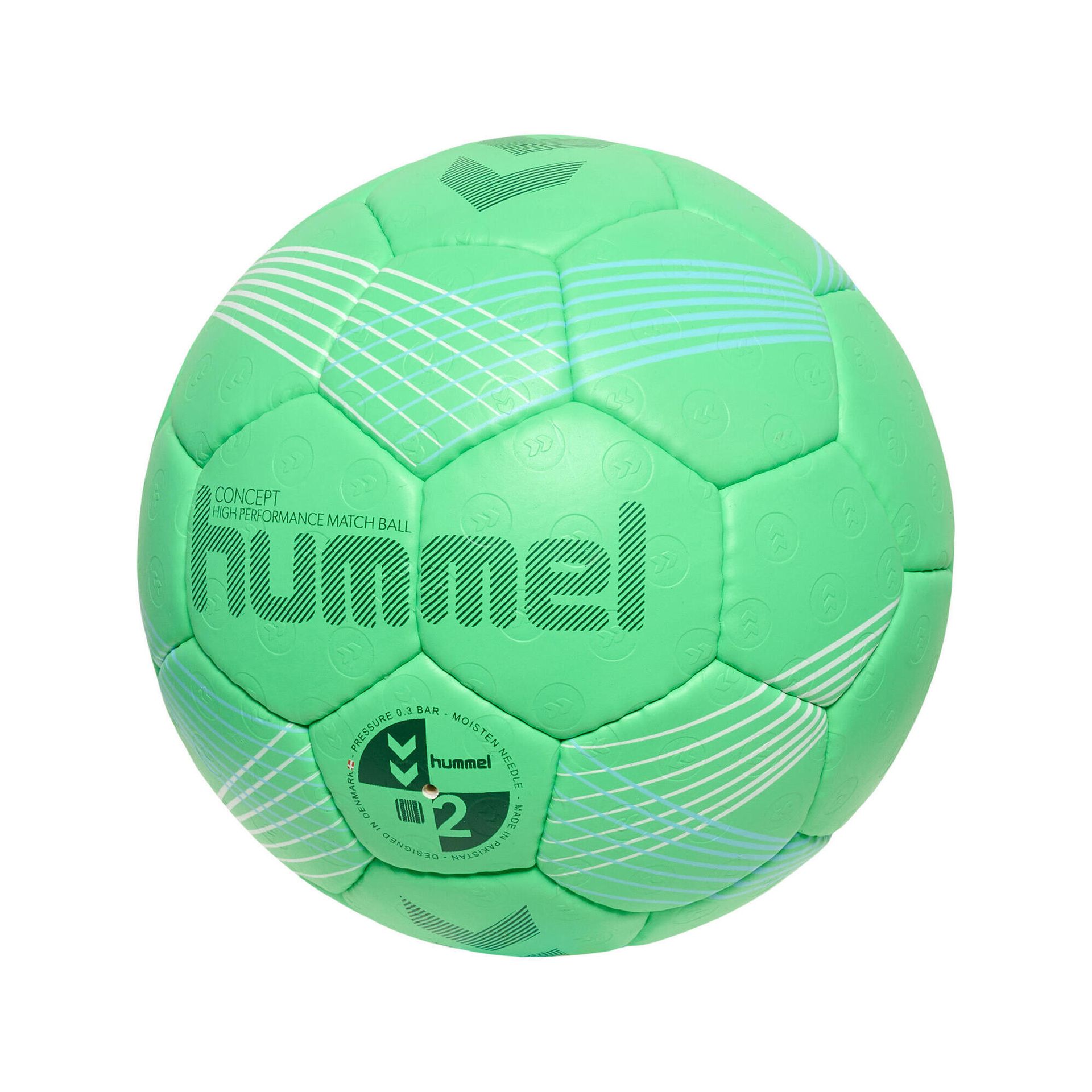 Piłka do piłki ręcznej Hummel Concept HB green/blue/white rozmiar 3