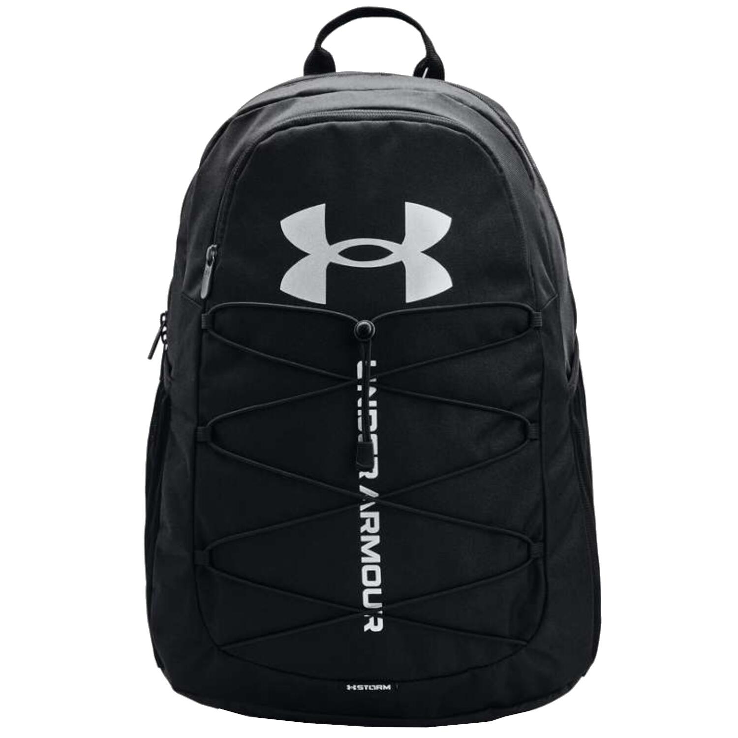 Under Armour Plecak sportowy unisex Hustle Czarny/czarny/srebrny (001) Jeden rozmiar 1364181