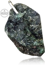 Szmaragd Naturalny Wisiorek Srebro 925 Certyfikat Unikat