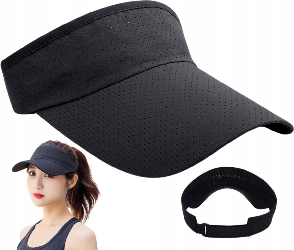 Daszek na głowę przeciwsłoneczny na LATO SPORTOWY