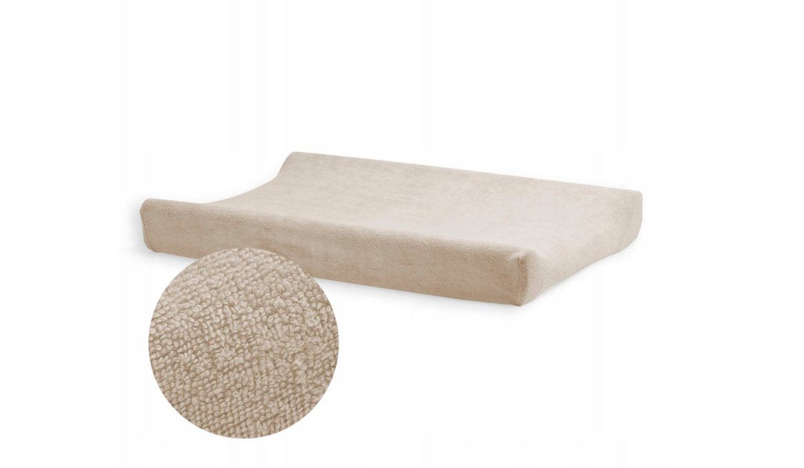 Pokrowiec na przewijak Jollein beżowy z prześcieradłem Frotte 50x70 cm