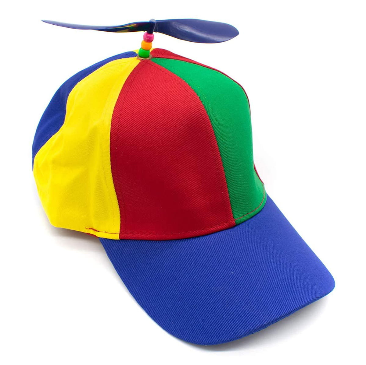 Czapka z daszkiem ze śmigłem tęczowa wiatrak