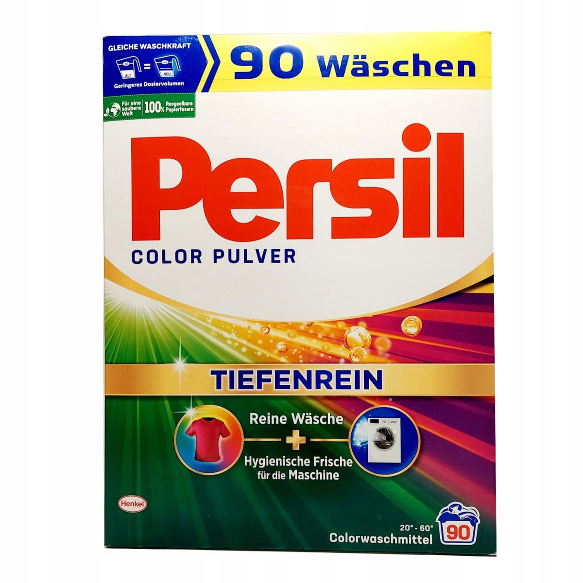 niemiecki Persil proszek do prania Kolor TIEFENREIN 90 prań 5,4kg DE