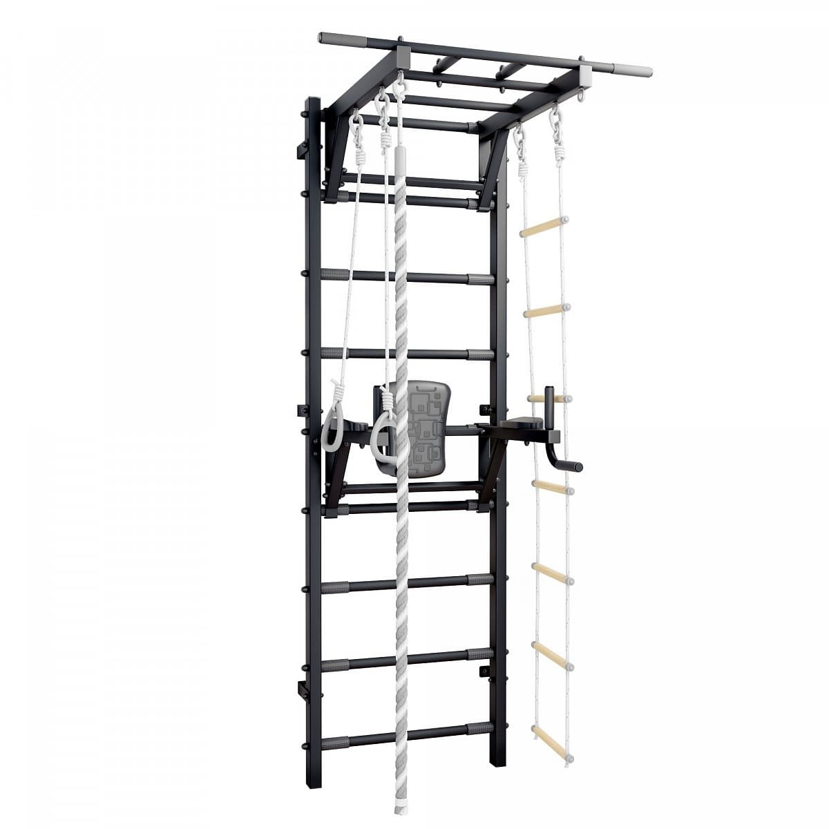 drabinka gimnastyczna Trick + poręcze - czarny elite