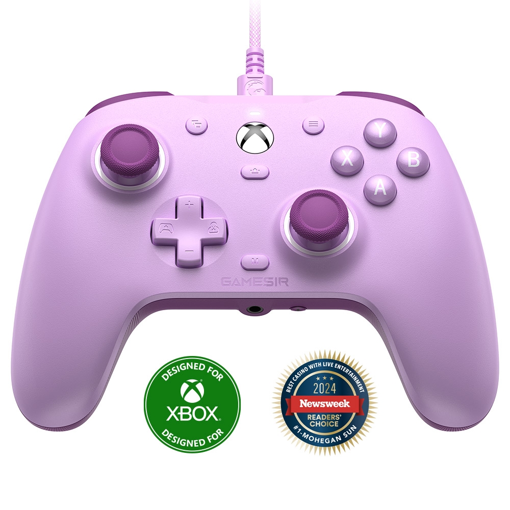 Gamesir G7 SE Wired Game Controller Hall Effect Sticks 1-month Free XGPU - Purple