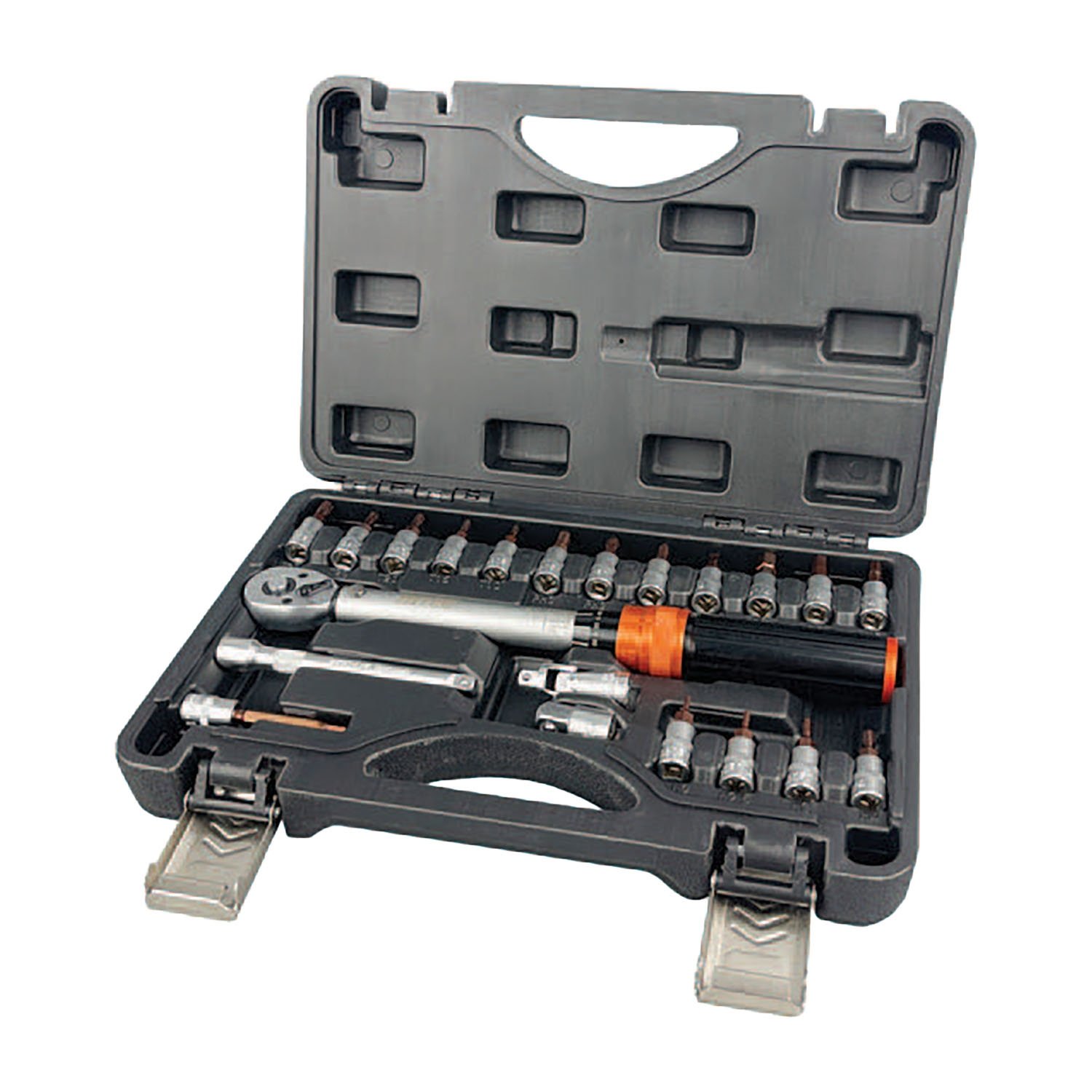 Niteo Klucz dynamometryczny 1/4'', 21 elementów