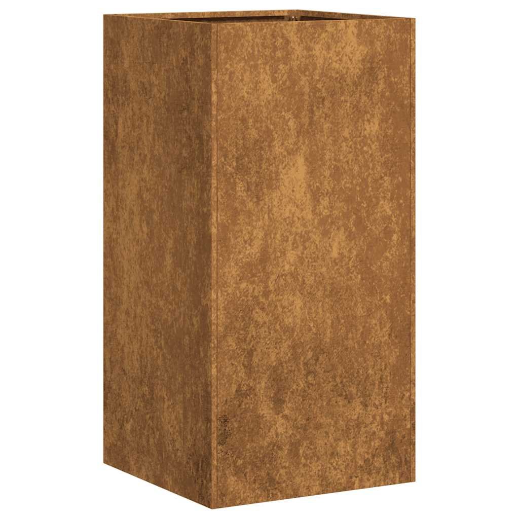 vidaXL Doniczka Rusty 120x40x80 cm Stal nierdzewna