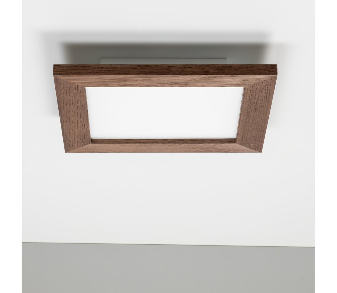 Eglo - LED RGBW Ściemnialny panel natynkowy SALOBRENA-C LED/16W/230V ciemnobrązowy + pilot