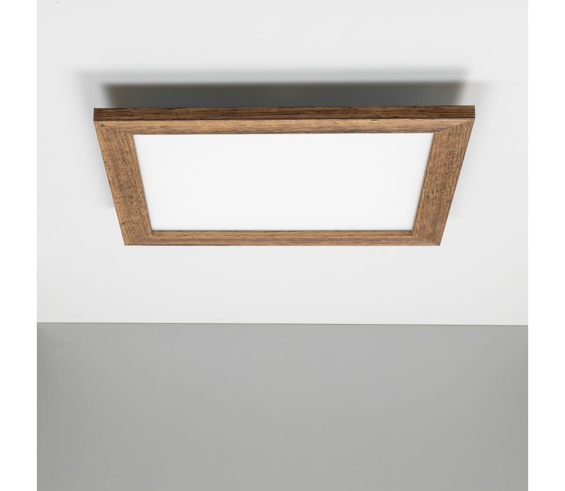 Eglo - LED RGBW Panel ściemnialny SALOBRENA-C LED/21W/230V 2700-6500K brązowy + pilot