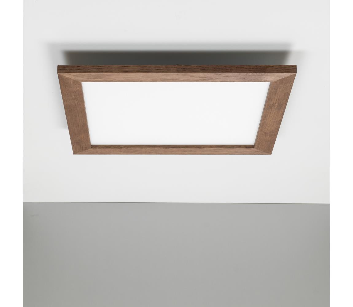 Eglo -LED Panel natynkowy ściemnialny POZZALLO LED/21W/230V 2700-6500K ciemnobrązowy + pilot