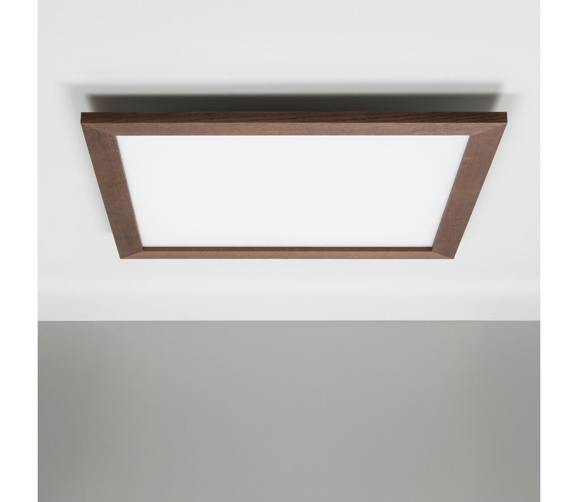 Eglo - LED RGBW Panel ściemnialny SALOBRENA-C LED/30,5W/230V brązowy + pilot