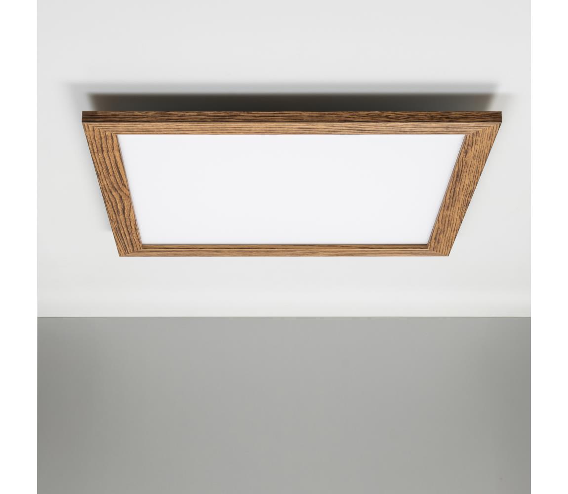 Eglo - LED RGB Ściemnialny panel natynkowy SALOBRENA-C LED/30,5W/230V brązowy + pilot