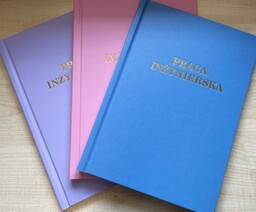 Okładka twarda - O.HARD Modern A (10 mm) 304 x 212 mm (A4+ pionowa) - różowy - 10 sztuk - Praca Inżynierska