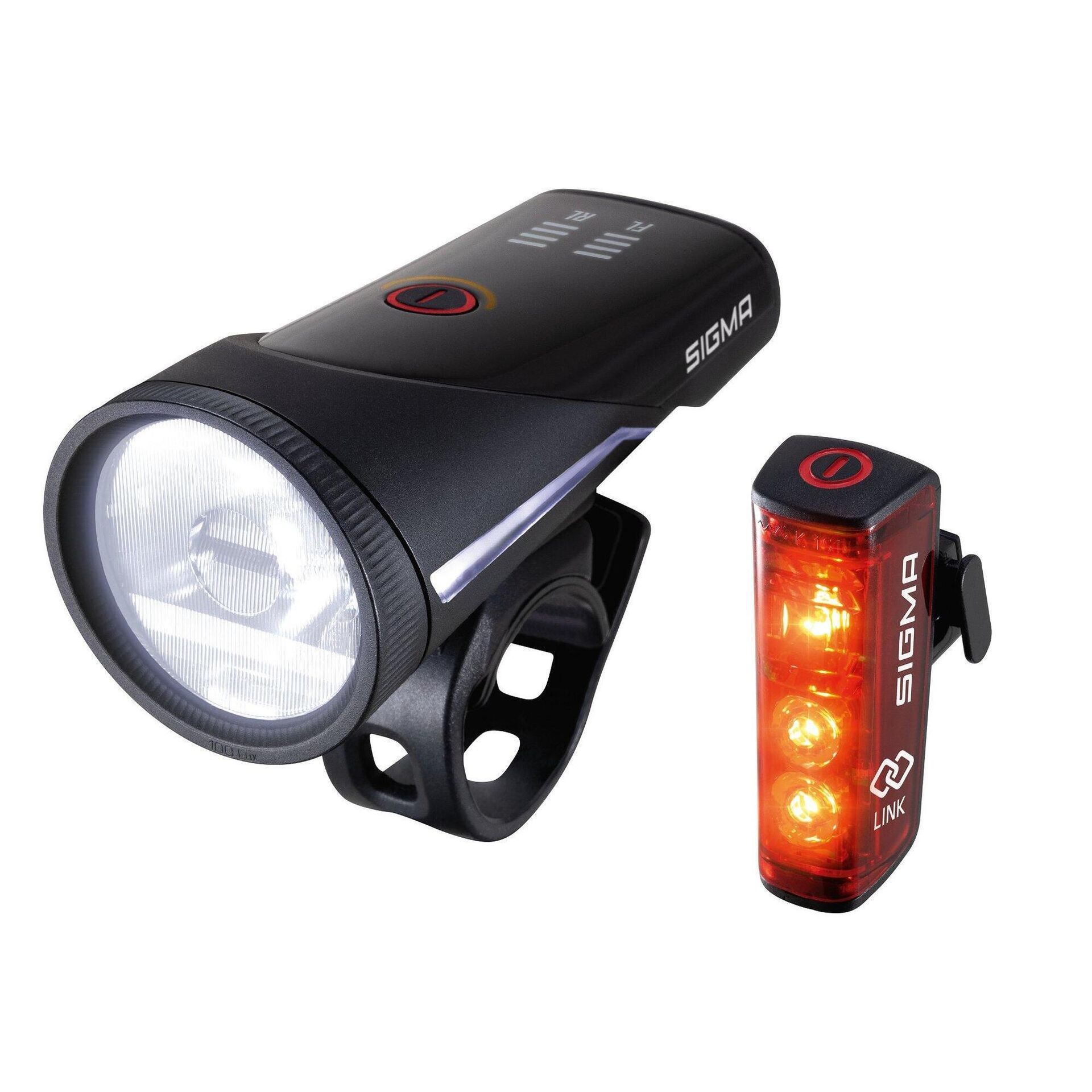 zestaw lamp rowerowych Sigma Aura 100 + Blaze 17950