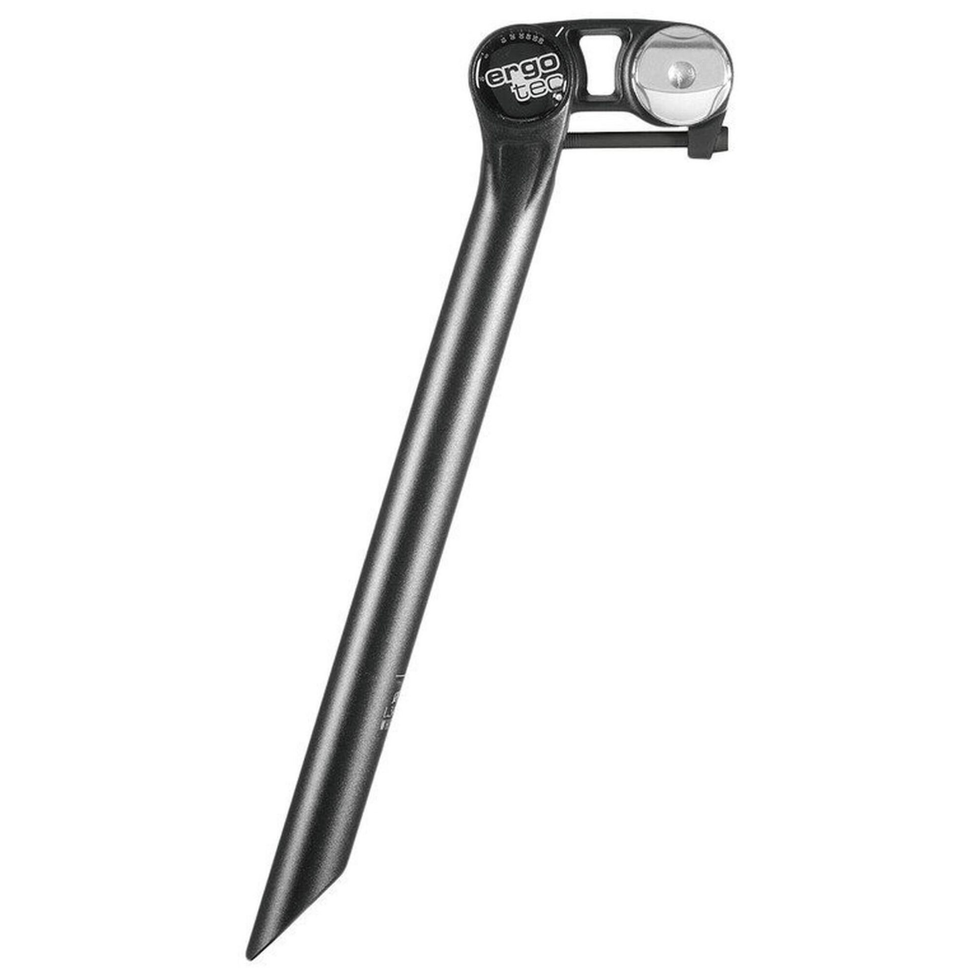 Futura Sztyca podsiodłowa Ergotec 27.2 X 400, piasek al6061, Offset 50 MM, czarny, 57450001 57450001