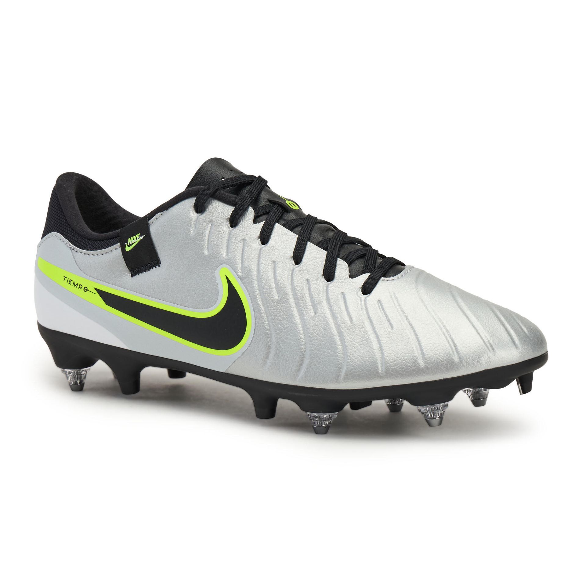 Buty piłkarskie męskie Nike Tiempo Legend 10 Academy SG-Pro silver/volt/black WYSYŁKA W 24H 30 DNI NA ZWROT